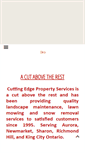 Mobile Screenshot of cuttingedgepropertyservices.ca