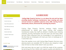 Tablet Screenshot of cuttingedgepropertyservices.ca